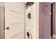 Convenient in-unit stackable washer and dryer setup at 275 Pearl St # 11, Boulder, CO 80302
