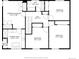 Second floor plan showcasing bedrooms, bathrooms, and hall layout at 4074 S Poplar Way, Denver, CO 80237