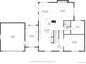 First floor plan showing the layout of the kitchen, living room, and garage at 4074 S Poplar Way, Denver, CO 80237