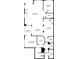 Floor plan of the home showing dimensions and layout of rooms and features at 1100 Cherokee St # 304, Denver, CO 80204