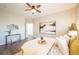 Well-lit bedroom with stylish decor, modern accents, and a calming atmosphere at 11606 Sagewood Ln, Parker, CO 80138