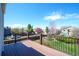 Deck with neighborhood views, showing an outdoor space for relaxation and enjoyment at 11606 Sagewood Ln, Parker, CO 80138