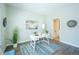 Office space with bright natural light, desk and view to bathroom at 11606 Sagewood Ln, Parker, CO 80138