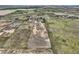 Expansive aerial view showing the property's vast land and surroundings, featuring open fields and scattered residences at 50950 E 32Nd Ave, Bennett, CO 80102