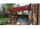 Outdoor area with a patio cover and a mix of natural and hardscape, great for outdoor relaxation at 1653 Trenton St, Denver, CO 80220