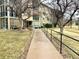 Exterior walkway leading to an apartment building entrance at 3124 S Wheeling Way # 102, Aurora, CO 80014