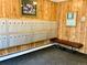 Mailroom features multiple mailboxes and a bench, providing a convenient resident space at 3124 S Wheeling Way # 102, Aurora, CO 80014