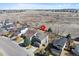 Overhead view of a property located in a residential community with open land nearby at 6725 Lionshead Pkwy, Lone Tree, CO 80124