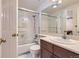 Clean bathroom with shower/tub combo at 6712 E Briarwood Dr, Centennial, CO 80112