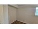 Bedroom features neutral paint, carpet and good natural light at 12170 Huron St # 106, Denver, CO 80234