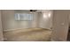 This bedroom features neutral walls, carpet flooring, ceiling fan and horizontal blinds at 12170 Huron St # 106, Denver, CO 80234
