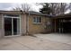 Backyard features a spacious patio area with a sliding glass door at 1375 N Iola St, Aurora, CO 80010