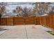 Backyard showcasing a spacious fenced area at 1375 N Iola St, Aurora, CO 80010