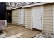 Exterior of a shed with white doors at 1375 N Iola St, Aurora, CO 80010