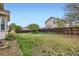 Large backyard features mature trees at 12507 Dexter Way, Thornton, CO 80241