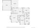 Main floor plan showcasing a primary bedroom, two bedrooms, and a garage at 2585 S Dahlia St, Denver, CO 80222