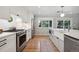 Well-equipped kitchen featuring stainless steel appliances, ample counter space, and a modern aesthetic at 2602 S Kearney St, Denver, CO 80222