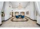 Grand lobby featuring plush seating, decorative lighting, and elegant architecture at 444 17Th St # 807, Denver, CO 80202