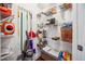Pantry with organized shelves, cleaning supplies, and plenty of storage space at 444 17Th St # 807, Denver, CO 80202
