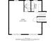 Basement level floor plan featuring bathroom, laundry room, and an additional room at 10636 Ura Ln, Northglenn, CO 80234