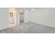 Finished basement with new carpet and remodeled bathroom with a new vanity and fixtures at 8463 W Arizona Dr, Lakewood, CO 80232