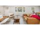 Cozy living room with a comfortable couch, stylish chairs, and natural light at 2921 S Holly Pl, Denver, CO 80222