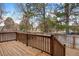 Spacious outdoor back deck area overlooking backyard and neighborhood at 4028 S Atchison Way, Aurora, CO 80014