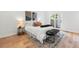 Cozy bedroom retreat with stylish decor and a sliding glass door at 2275 S Yosemite Cir, Denver, CO 80231
