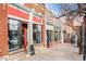 View of shops and restaurants in Highland Square at 3403 N Raleigh St, Denver, CO 80212