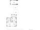 Detailed floor plan showcasing layout of rooms, including living room, kitchen, bedroom, garage and patios at 3622 Lowell Blvd, Denver, CO 80211