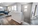 View of the staircase and the living room area at 13586 E 103Rd Pl, Commerce City, CO 80022