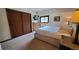 Spacious bedroom with king-size bed and large closet at 555 S Park Ave # 202, Breckenridge, CO 80424