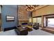 Relaxing lobby with fireplace and comfortable seating at 555 S Park Ave # 202, Breckenridge, CO 80424
