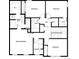 Second floor plan showing Primary bedroom, Primary bath, three more bedrooms, a bathroom, and a laundry room at 48299 Shetland Dr, Bennett, CO 80102