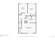 Upstairs floor plan with primary bedroom, full bathroom, and two additional bedrooms at 7755 E Quincy Ave # T2, Denver, CO 80237