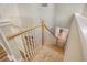 Elegant staircase with wood and tile, leading to the upper level of the home at 1290 S Milwaukee St, Denver, CO 80210