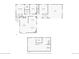 Comprehensive floor plan featuring the first floor and basement layout, showing room dimensions at 3010 Zinnia Ct, Golden, CO 80401