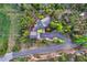 Bird's eye view of home with circular driveway at 699 Highlands Dr, Breckenridge, CO 80424