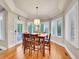 Cozy dining area with hardwood floors and natural light at 291 Fairchild Dr, Highlands Ranch, CO 80126