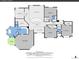 Detailed floorplan highlighting the layout of the upper level, including bedrooms, bathrooms, and office spaces at 291 Fairchild Dr, Highlands Ranch, CO 80126