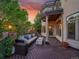 Relaxing outdoor patio area with comfortable seating and a fire pit, perfect for enjoying serene moments at 291 Fairchild Dr, Highlands Ranch, CO 80126