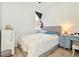 Cozy bedroom with a queen-size bed and a built-in desk at 3101 W 47Th Ave # 17, Denver, CO 80211