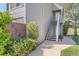 Exterior view of townhouse featuring a private stairway entry at 3260 47Th St # 201A, Boulder, CO 80301