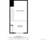 Detailed second floorplan with bedroom at 3260 47Th St # 201A, Boulder, CO 80301