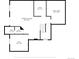 Floor plan depicting the recreation room, Gathering room, office, and bathrooms with dimensions at 22268 E Hidden Trail Dr, Parker, CO 80138
