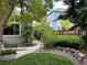 Backyard featuring mature trees, greenery and well-maintained landscape at 8717 Forrest Dr, Highlands Ranch, CO 80126