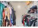 Organized walk-in closet with ample storage space for clothing and accessories at 1625 Larimer St # 1104, Denver, CO 80202