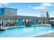 Rooftop pool offers city views, comfortable seating, and a relaxing atmosphere at 1625 Larimer St # 1104, Denver, CO 80202