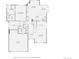 Detailed first floor plan showcasing layout of kitchen, living room, and bedrooms at 31190 Cinnamonwood, Evergreen, CO 80439