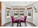 Cozy breakfast nook with bay windows offering backyard views and natural light at 270 S Locust St, Denver, CO 80224